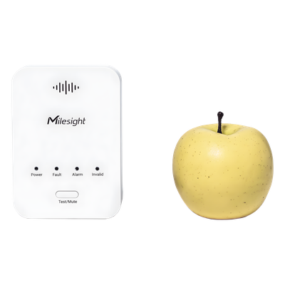 GS101-915M - Milesight Sensor Detector de Fugas de Gas LoRaWAN / Alarma 85 dB / Salida de Relé y Válvula