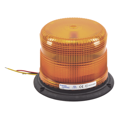 X7945-A - Burbuja LED Clase II / 3 LEDs de 5 W / 11 Patrones de Destello / Policarbonato Ámbar / Montaje Permanente / 12-48 VCC / -30 a 50 °C
