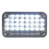 XLTE2335W - Luz de Advertencia LED / 66 LEDs / 7x4" / 12 VCC / 10 Patrones de Destello / Montaje Permanente / Color Claro
