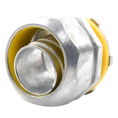 ANC-HLR-100 - Conector Recto Liquidtight / 1" (25 mm) / Acabado Bruñido / UL 514B / NEMA FB-1