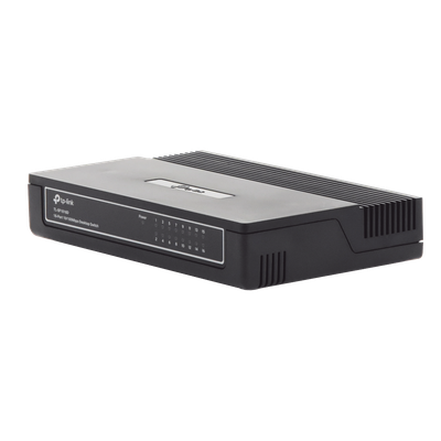 TLSF1016D - Switch de escritorio / 16 puertos RJ45 / 10/100 Mbps / Sin ventilador / 7.9 x 5.6 x 1.6 in