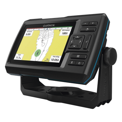 10-02551-01 - Fishfinder STRIKER™ Vivid 5cv / Pantalla WVGA a Color 5.0" / Resolución 800x480 píxeles / Receptor GPS Integrado / Sonda Tradicional Frecuencia Dual / ClearVü / Potencia de Transmisión 500 W (RMS) / IPX7 / Quickdraw Co