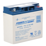 PS-12180-NB - Power Sonic Batería de Respaldo AGM/VRLA / 12V / 18 Ah PS-12180-NB