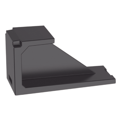 CMBBL-X - Panduit Blank modul for 1port MiniJack Negro Nylon