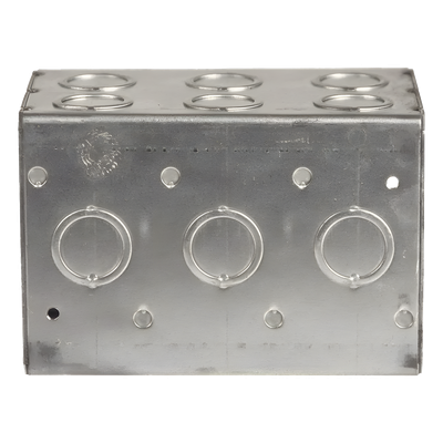 HUB-697 - Raco Caja Multigang / 3 Gangs / 3.5 in Profundidad HUB-697