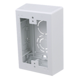 JBX3510WH-A - Caja de Pared Superficial, Uso Universal con Placas de Pared, con Cinta Adhesiva, Color Blanco
