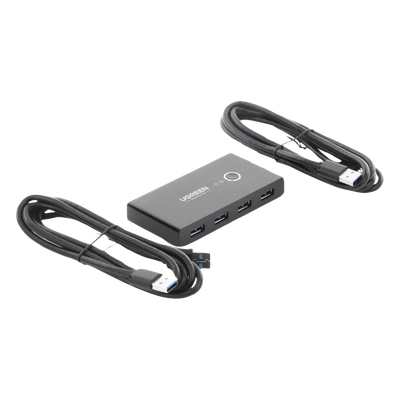 30768 - Ugreen 30768 hub de interfaz USB 3.2 Gen 1 (3.1 Gen 1) Type-A 5000 Mbit/s Negro