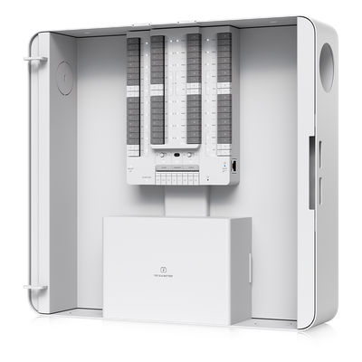 UP-ALARMHUB-KIT - Panel Central de Alarma IP / 32 Zonas Cableadas / 2 Salidas de Relé / 6 Salidas Auxiliares 12V DC / PoE++ / Batería de Respaldo SLA