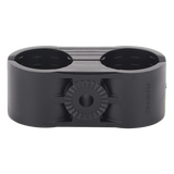CB-114 - Syscom Towers Sujetador Plástico para Cable Coaxial / 2 Cables / 1-1/4" Nominal CB-114