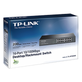 TL-SF1016DS - TP-Link TL-SF1016DS dispositivo de redes No administrado 16 Fast Ethernet (10/100) 10BASE-T, 100BASE-TX