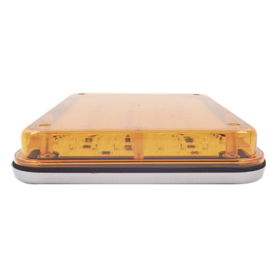 X-LTE-515-A - Luz de Advertencia LED / 9x7 pulgadas / 104 LED de Alta Intensidad / 12 VCC / 10 Patrones de Destello / Montaje Permanente / Color Ámbar