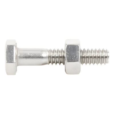 TORN-TZ30G - Paquete de tornillos con tuercas / Acero inoxidable 1/4 x 1 1/4 pulg / 6 piezas / Incluye arandelas reforzadas