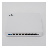 ICT3310DPS-8G2NAC - ONU Dual EPON/GPON / 8 Puertos PoE 802.3at Gigabit / Wi-Fi Doble banda 2.4 y 5 GHz / 1 Puerto SC/UPC / 130W / 0.64 x 0.52 x 0.10 ft