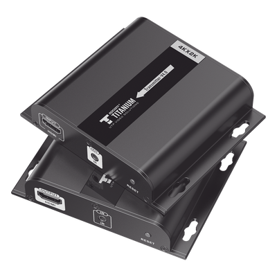 TT-683-4.0 - Kit Extensor HDMI para distancias de 120 metros / Resolución 4K @ 30Hz / Cat 6 / Soporta conexión Uno a Uno y Uno a Muchos / Soporta hasta 253 Rx / Baja Latencia / Uso 24/7 / Soporta HDbitT / Compatible con Switch Gigabit