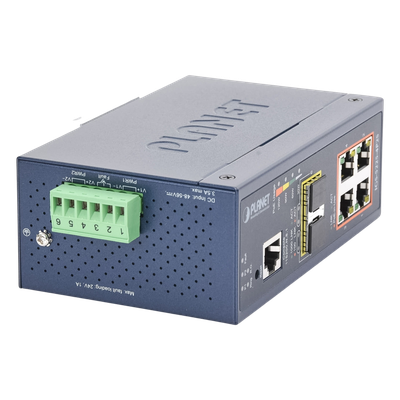IGS-5225-4P2S - PLANET IGS-5225-4P2S switch Gestionado L2+ Gigabit Ethernet (10/100/1000) Energía sobre Ethernet (PoE) Azul