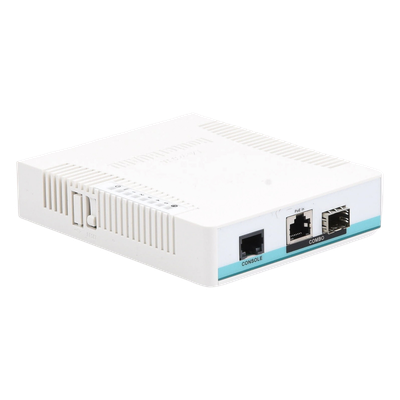 CRS106-1C-5S - CRS106-1C-5S, Ruteador con 1 Puerto Combo y 5 Puertos SFP