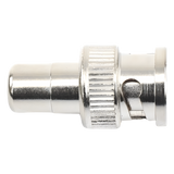 TT-RG-02 - Adaptador en Línea / 75 Ohm / BNC Macho a RCA Hembra / 13.9 mm x 27 mm / 0.55 in x 1.06 in