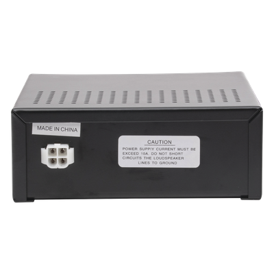 X100A - Sirena Vehicular / 100 W / 115 dB / 12 VCC / 6 Tonos Programables / Micrófono Integrado