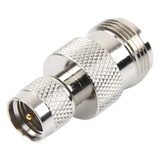 RFU-620 - Rf Industries,Ltd Adaptador en Línea, de Conector Mini-UHF Macho a N Hembra, Níquel/ Oro