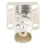 RFB-1115-S - Rf Industries,Ltd Conector BNC Hembra para Chasis / Montaje en Panel 17.53 mm / 4 Perforaciones
