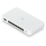 UDB-SWITCH - Switch PoE+ / 8 Puertos Multi-Gig / 1 x 10 GbE y 7 x 2.5 GbE / Wi-Fi 7 / 6 GHz / 30 W por Puerto / Compacto