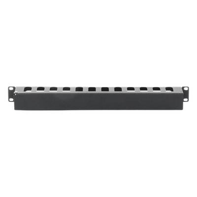 TH-ORG-1UR - Organizador de Cables Horizontal / 19" / 1UR / Acero Calibre 18 (1.21 mm) / Profundidad 64 mm