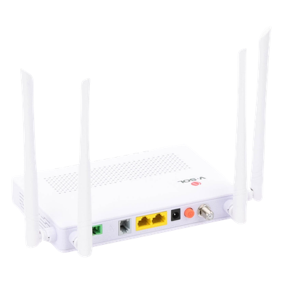 HG323ACT - ONU Dual GPON/EPON / Wi-Fi AC Doble Banda / 4 Antenas 5 dBi / 2x LAN Gigabit / 1x FXS / 1x CATV / 12V 1A / 0 a 55°C