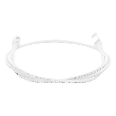 ZM6A-S05-02B - Patch Cord Cat6A S/FTP / 1.5m (5ft) / Blindado 360° / CM/LS0H / Alta Densidad / Blanco