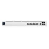 UISP-R-PRO - Router para ISP / 9 Puertos GbE RJ45 / 4 Puertos 10G SFP+ / Switch Capa 2 / NAT 9.5 Gbps / Pantalla Táctil 1.3" / Montaje en Rack