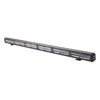XLT2136RW - Barra de Luz de Advertencia / 6 Módulos LED / 30 Pulgadas (762 mm) / 18 Patrones de Destello / 10-30 VCC / Rojo/Claro