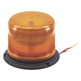 X7945-A - Burbuja LED Clase II / 3 LEDs de 5 W / 11 Patrones de Destello / Policarbonato Ámbar / Montaje Permanente / 12-48 VCC / -30 a 50 °C