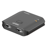 VS5821 - Switch HDMI 2 Puertos 8K Essentials | 48 Gbps | 8K @ 60Hz y 4K @ 120Hz | RapidSync™ | HDR10+ | VRR | ALLM | HDCP 2.3 | Audio LPCM 7.1 | Diseño Compacto