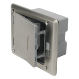 TH-MCRA - Caja de Piso / IP66 Cerrada / 120 kg Carga / 17.4x14.3x8 cm / Aluminio / TIA/EIA