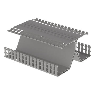DRD44LG6 - Panduit Canaleta Ranurada / Montaje Riel DIN 35 mm / 4.12 in Ancho x 8.23 in Alto x 6 ft (1.83