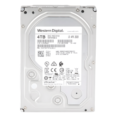 HUS726T4TALA6L4 - Western Digital Ultrastar DC HC310 disco duro interno 4 TB 7200 RPM 256 MB 3.5" Serial ATA III