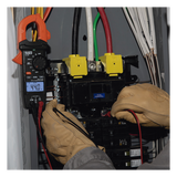 CL120VP - Kit de Prueba Eléctrica / Multímetro de Gancho CA / Detector de Voltaje 12-1000 VCA / Probador de Tensión 12-240 VCA / Analizador de Cableado / CAT III 600 V