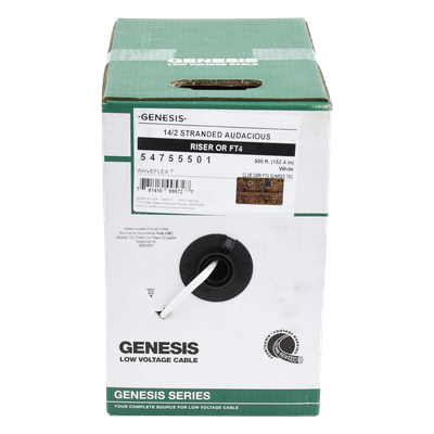 5475-5501/500 - Genesis Cable de Audio Profesional / 2x14 AWG / OFC 5475-5501/500