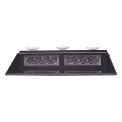 XLL-106-R - Luz de visera para interior / 12 VCC / 2 A máx / 8 LED Gen III / 22 patrones / Montaje por succión