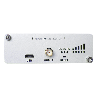TRB142 - Gateway Industrial LTE Cat 1 / RS232 DB9 / OpenWrt / 9-30 VDC / -40 a 75 °C / DIN Rail
