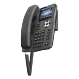 X3G - Teléfono IP empresarial para 2 lineas SIP con pantalla LCD de 2.8 pulgadas a color, puertos Gigabit y conferencia de 3 vías, PoE