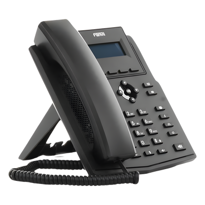 X301P - Teléfono IP / 2 Líneas SIP / Pantalla LCD 2.3" / Audio HD G.722 y Opus / Conferencia 6 Vías / PoE 802.3af / Puertos Ethernet Duales 10/100 / Soporte EHS