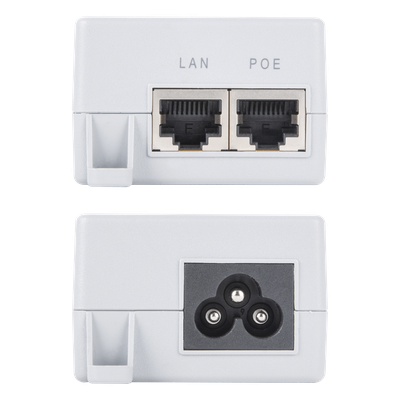 POE24V - POE24V, Inyector PoE Pasivo Gigabit de pared para C5x, C5c, de Mimosa, Voltaje de salida 24Vcc.