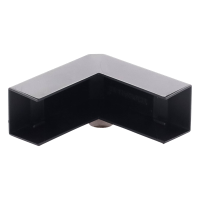 TMK-1720-EE-N - Esquinero Exterior / PVC Autoxtinguible / Negro / Para Canaleta TMK-1720-N-CC