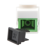 LP-FO-AD-6150 - Linkedpro By Epcom Acoplador de Fibra Óptica / Monomodo / SC/APC Simplex a SC/APC LP-FO-AD-6150