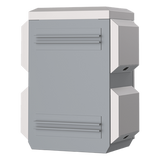 WI-IOTBOX01-V3 - Gabinete de Protección IP / Acero SPCC / 180 x 340 x 160 mm / IP55 / Rieles DIN / Montaje Vertical u Horizontal / 4 Placas Laterales Externas