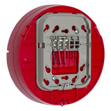 WAV-CRL - Base AV inalámbrica direccionable / Montaje en techo / Color rojo / Red malla Clase A / Serie L System Sensor / Paneles ES-200X, MS-9600