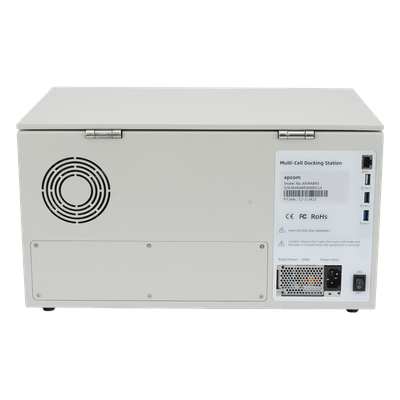 XMRA8-R3 - Estación de Descarga para Body Cam / 8 Puertos / Pantalla Táctil 10 Pulgadas / Ethernet 1000 Mbps / Almacenamiento 36 TB / Android Integrado