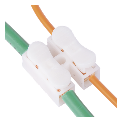 PCON2 - Conector Push / 2 Contactos / 250V / 10A / -40°C a 100°C / Cables 0.5-3.5 mm² / Material Antiflama