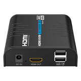TT473KVMRX - Receptor KVM HDMI / 4K 60 Hz / Extensión 120 m (393.7 ft) / 18 Gbps / IPColor Stream / USB HID / HDCP 2.2
