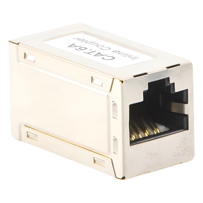 LP-KJ-6A-47 - Acoplador STP / Cat6A / RJ45 Hembra a Hembra / Blindado / 2 Puertos / 10GBase-T